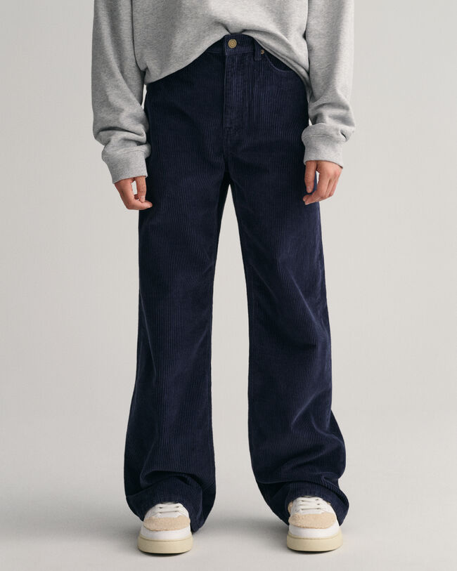 Teen Girls corduroy broek met wijde pijpen