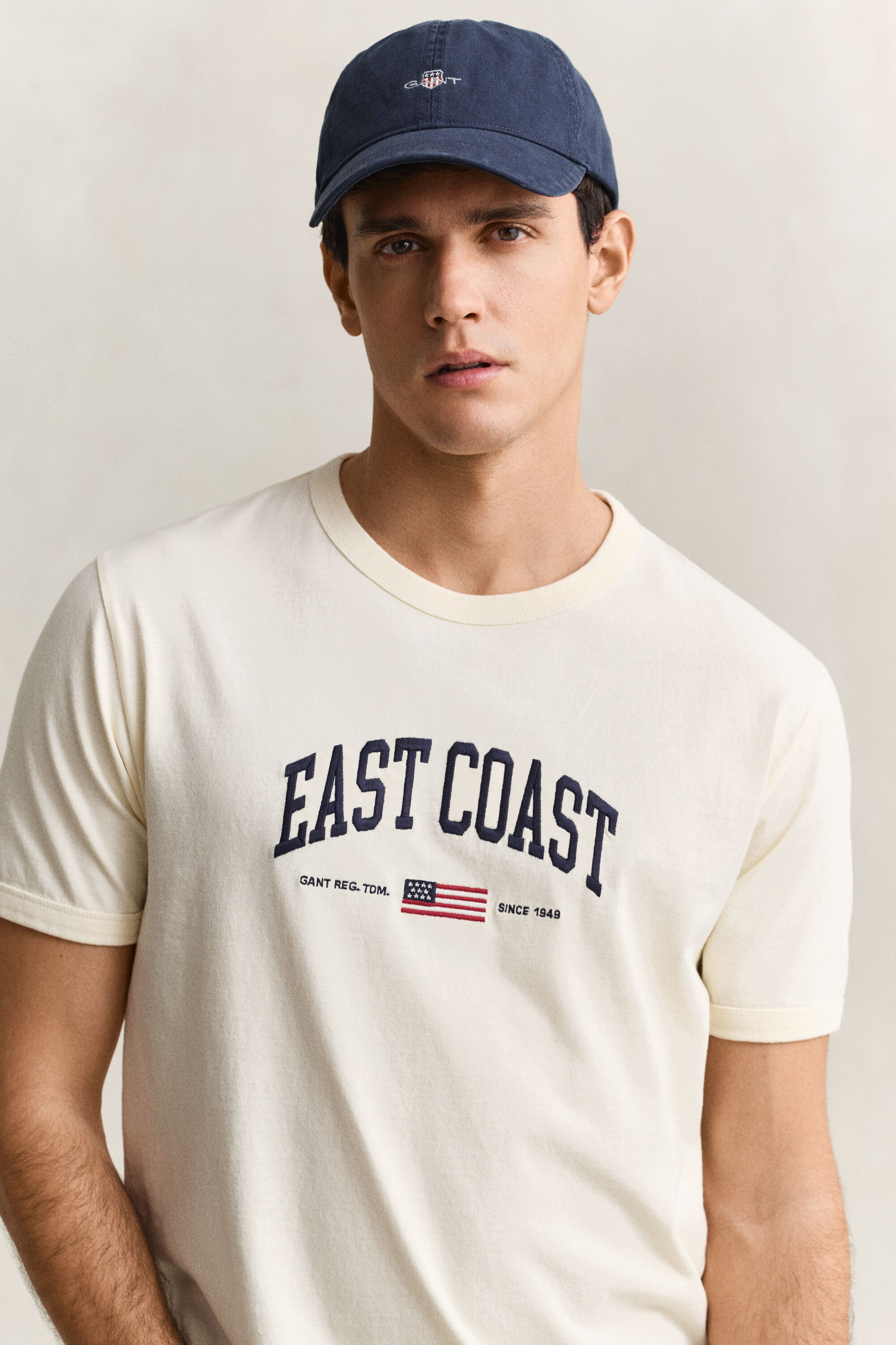 T-shirt met spray-afbeelding