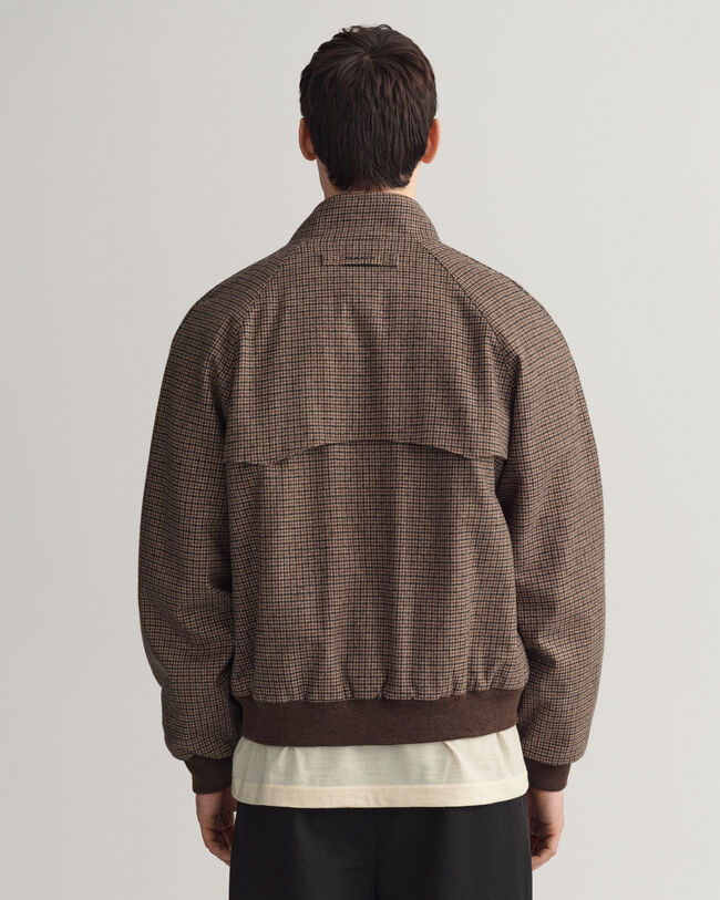 Geruit wollen Harrington jack