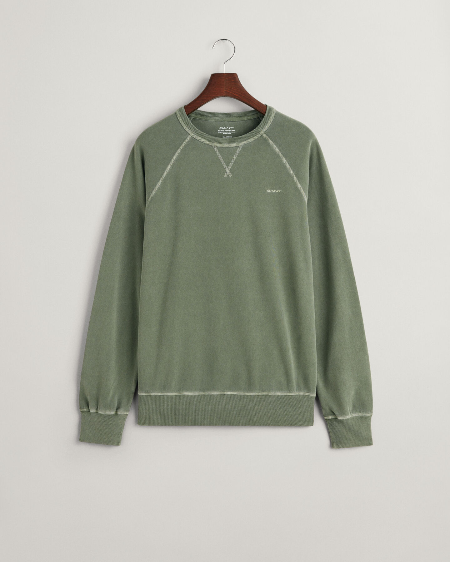 Sunfaded sweatshirt met ronde hals
