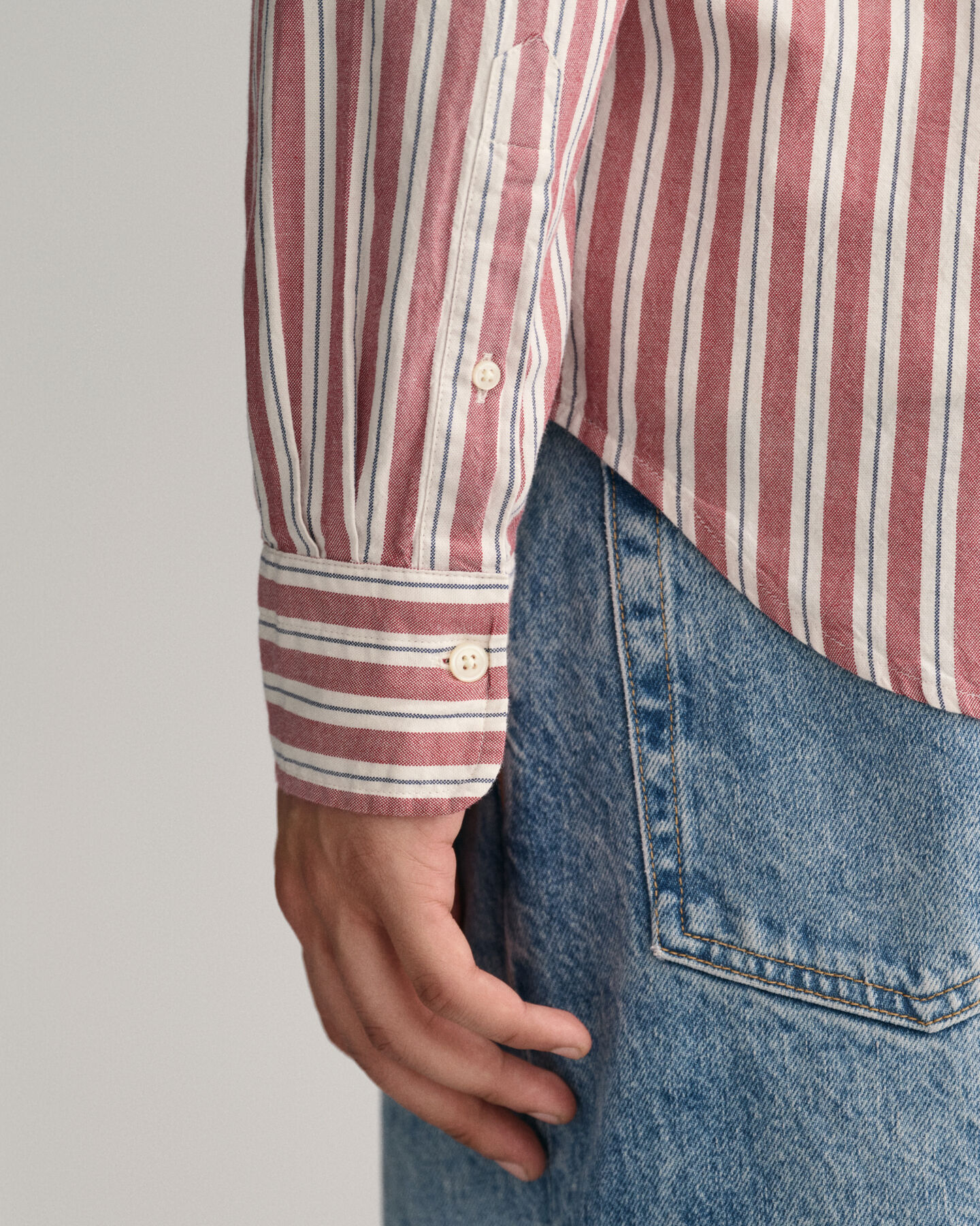 Regular Fit gestreept Archive Oxford-overhemd