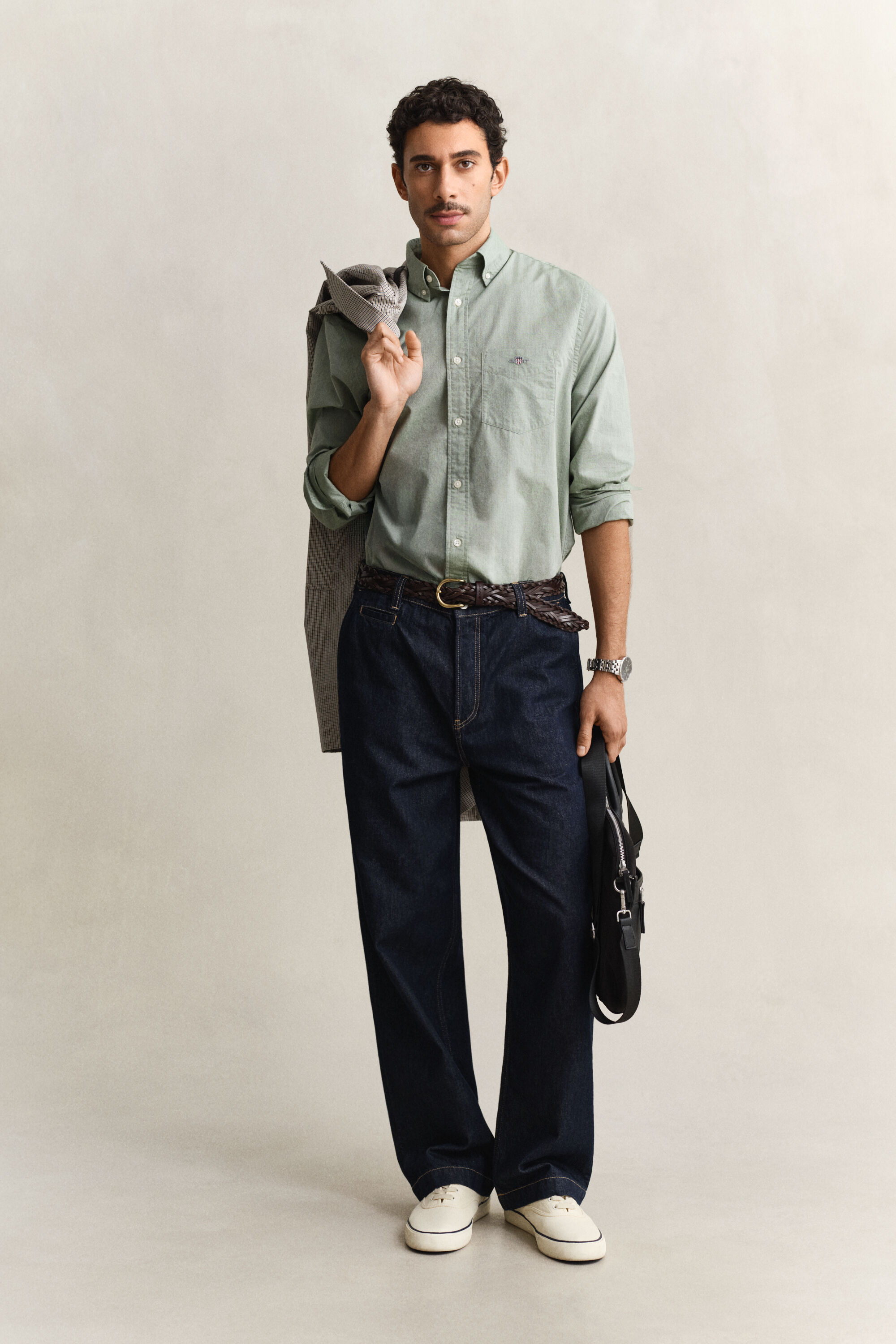 Regular Fit Classic overoverhemd van poplin