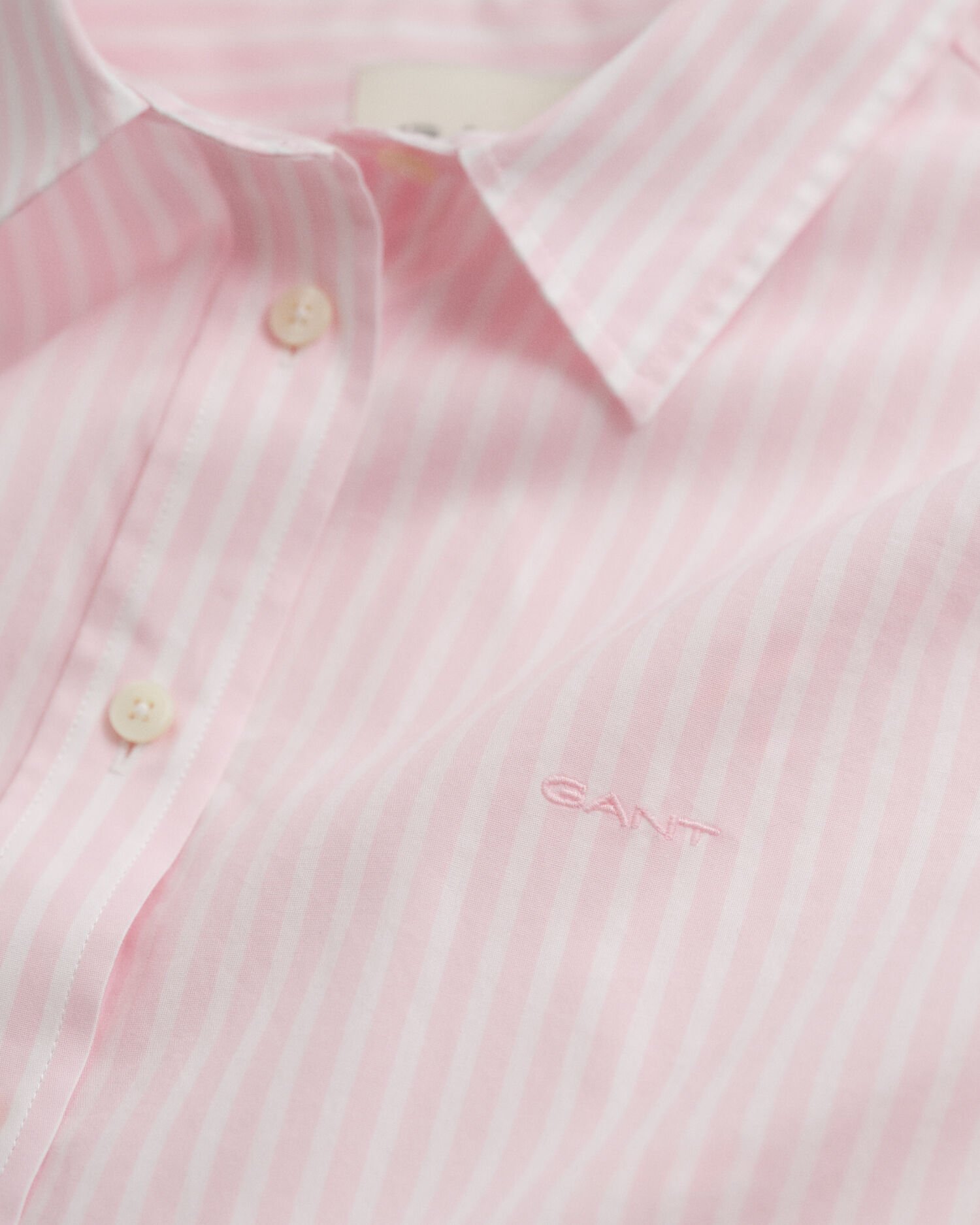 Regular Fit Classic overoverhemd met strepen van poplin