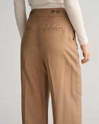 Broek met hoge taille en rechte pijp