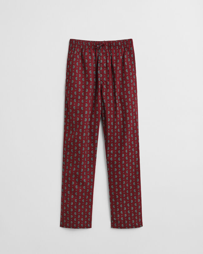 Flanellen pyjamabroek met paisleyprint