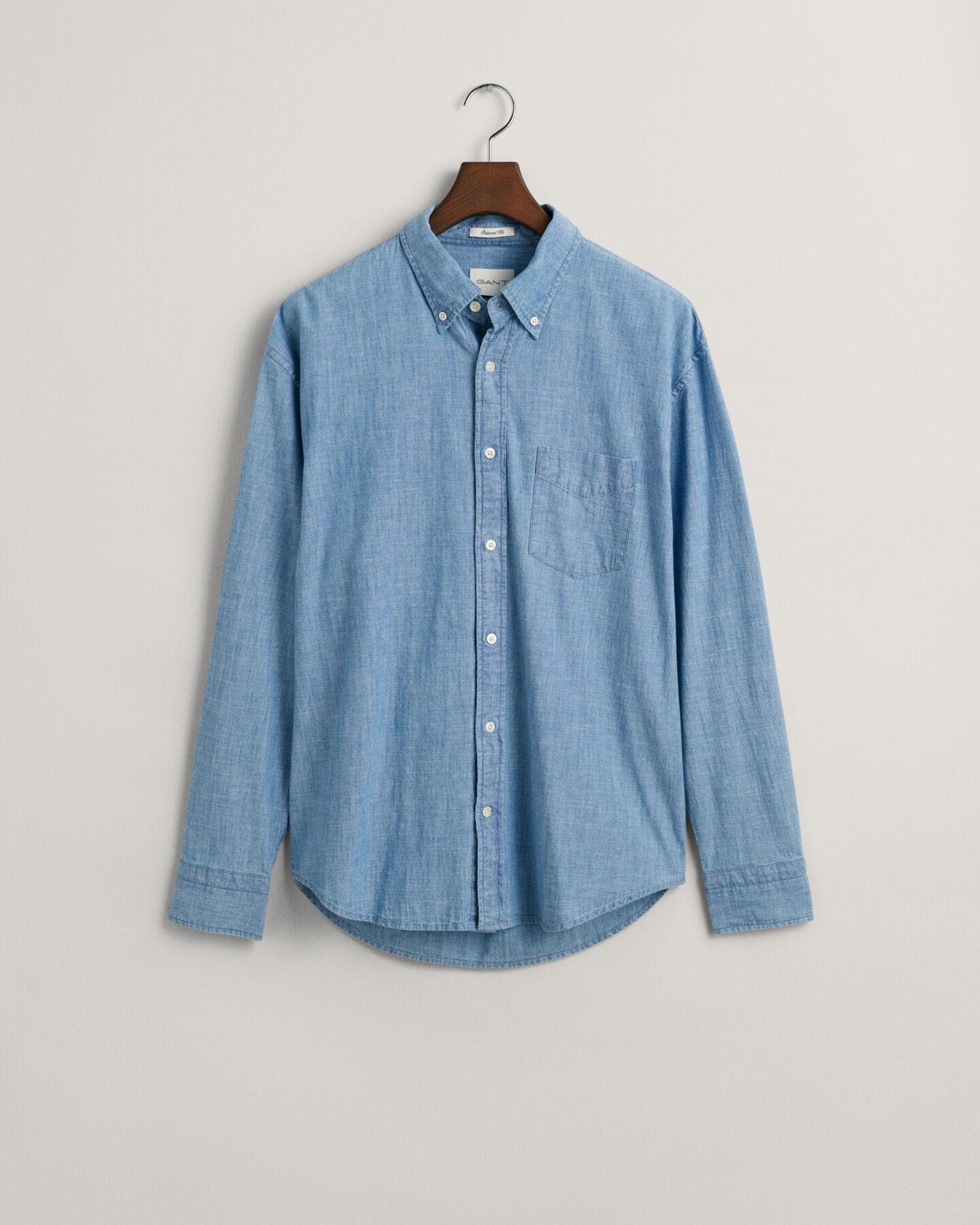 Relaxed Fit chambray overhemd