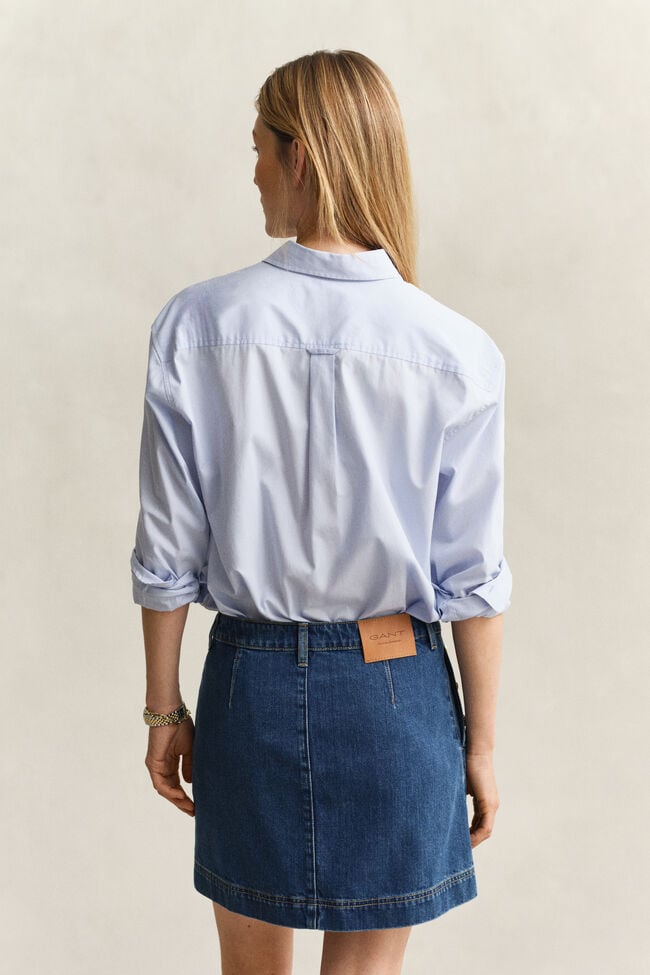 Relaxed Fit Classic overoverhemd van poplin