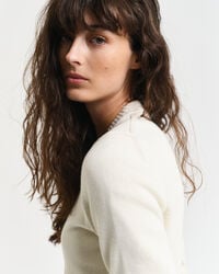 Klassieke katoenen trui met ronde hals