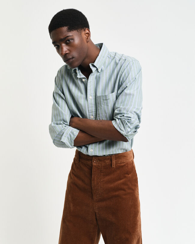 Regular Fit gestreept Archive Oxford-overhemd