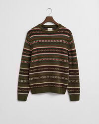 Fair Isle trui met ronde hals