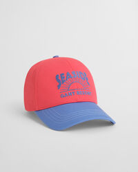 Contrast honkbalpet met klep