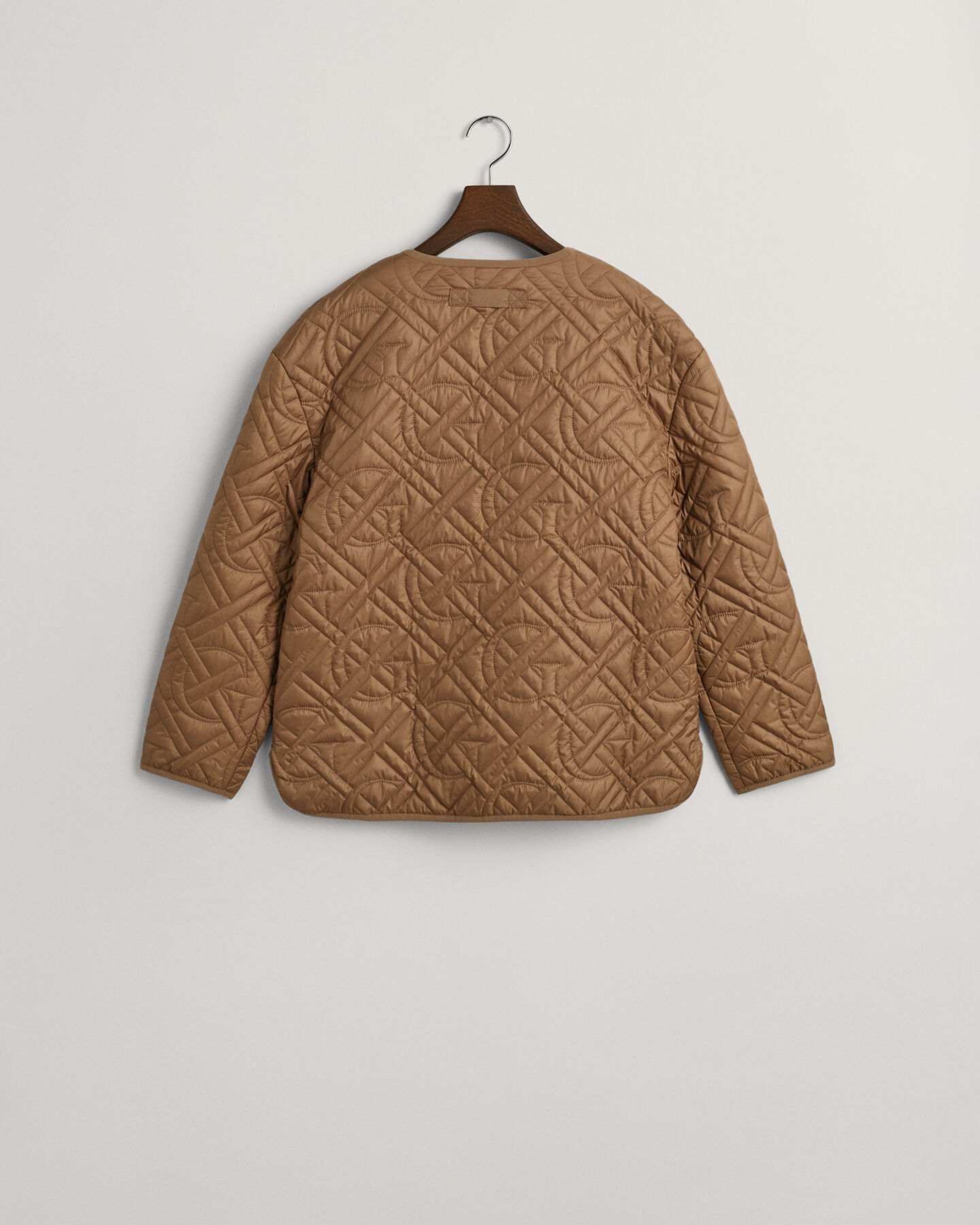 Teen Girls Monogram gewatteerd en gevoerd jack