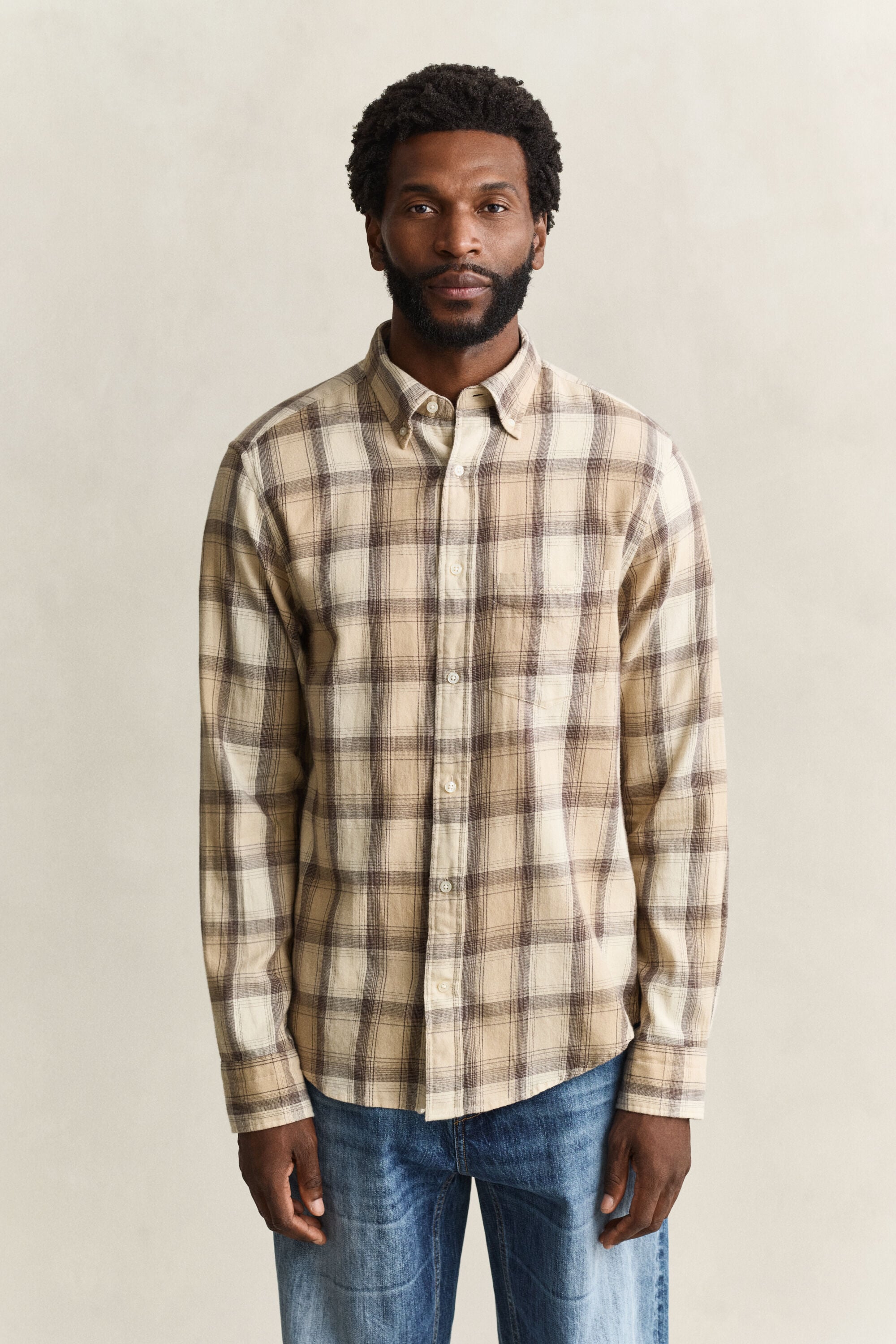 Geruit overhemd van Windblown-flanel