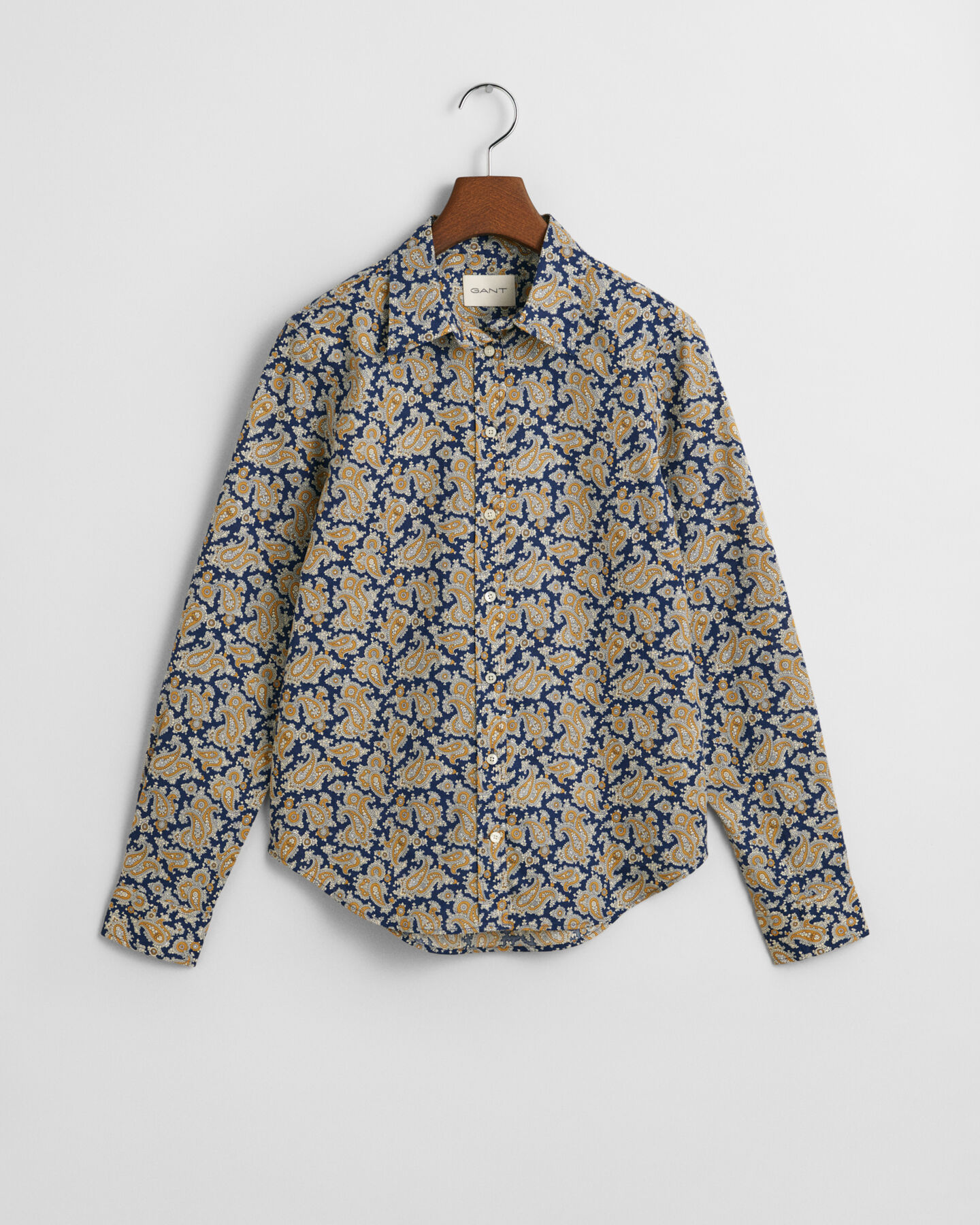 Regular Fit Paisley blouse van katoenen voile