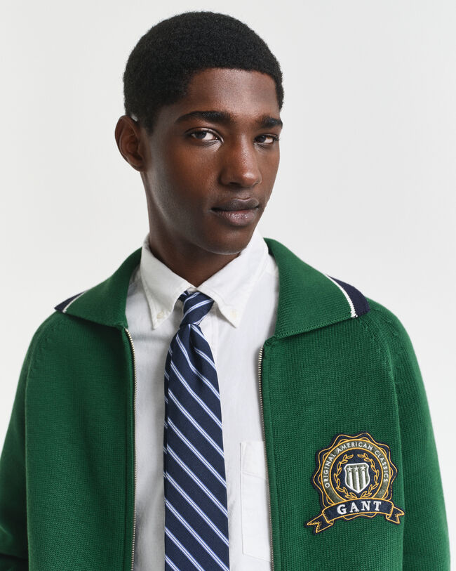 GANT 1949 Graphic vest met ritssluiting