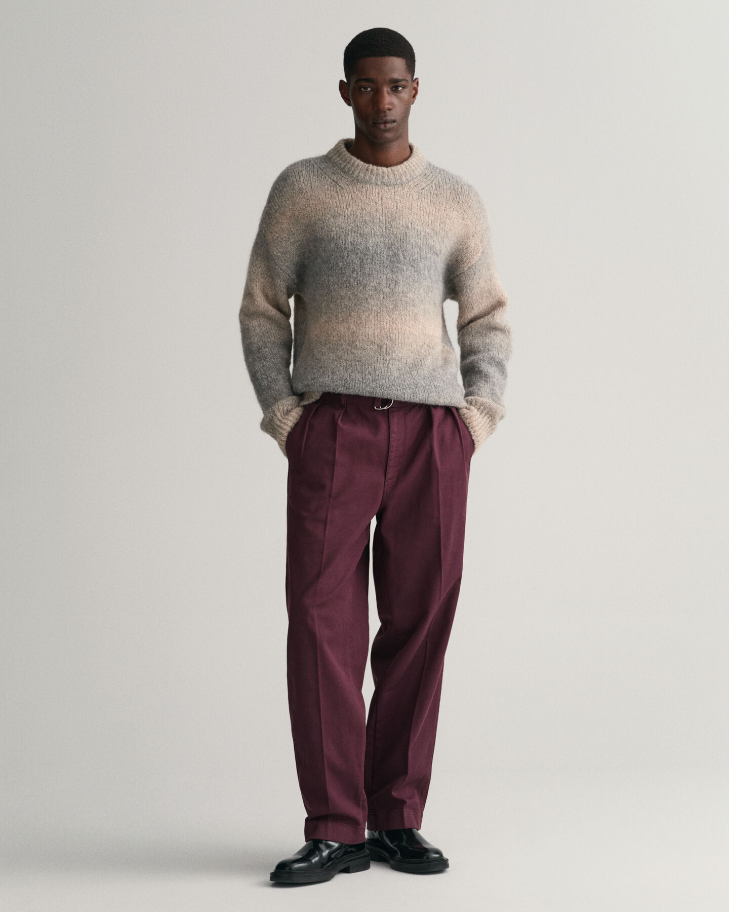 Bandplooichino met riem