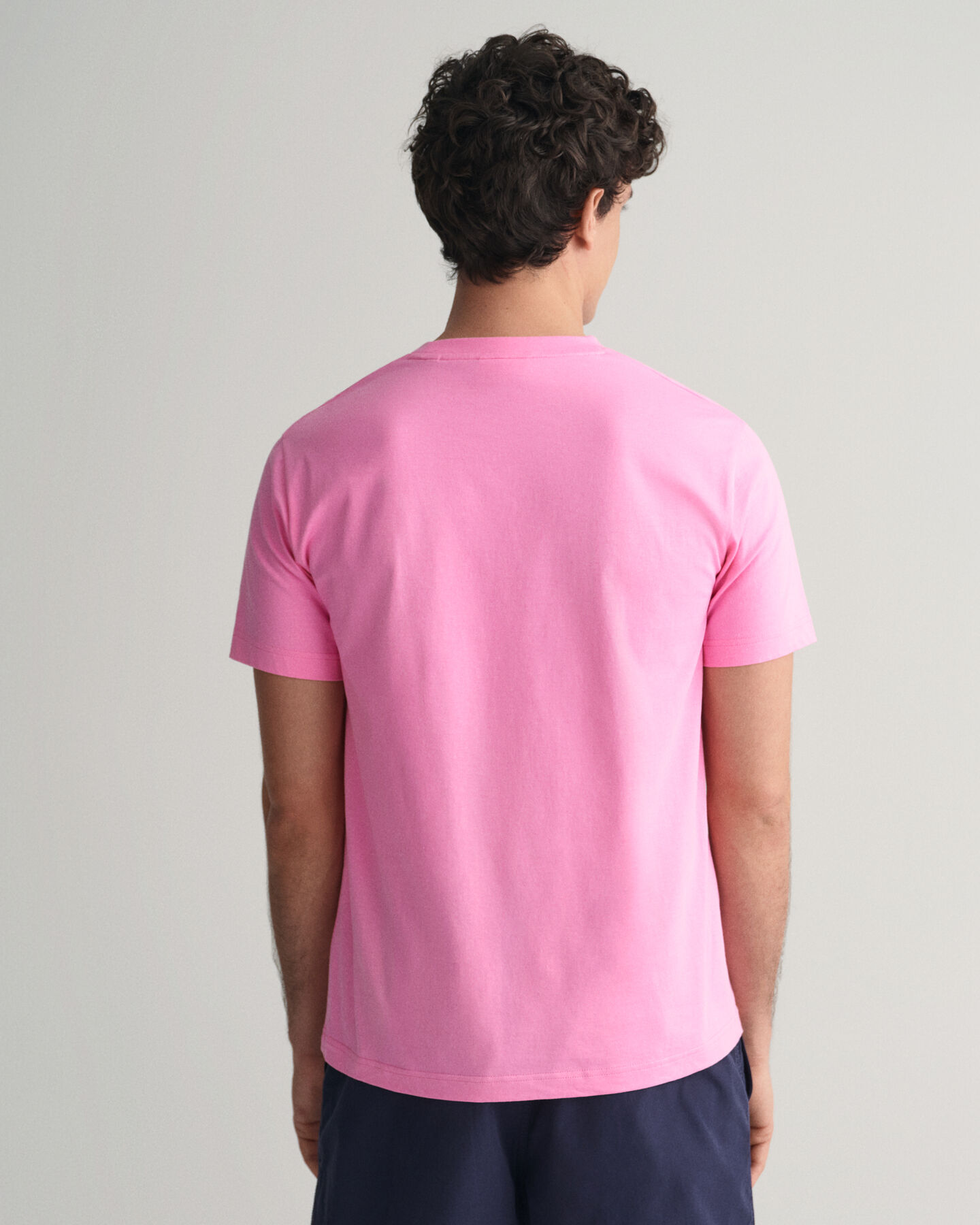 Contrast T-shirt met klein GANT-logo