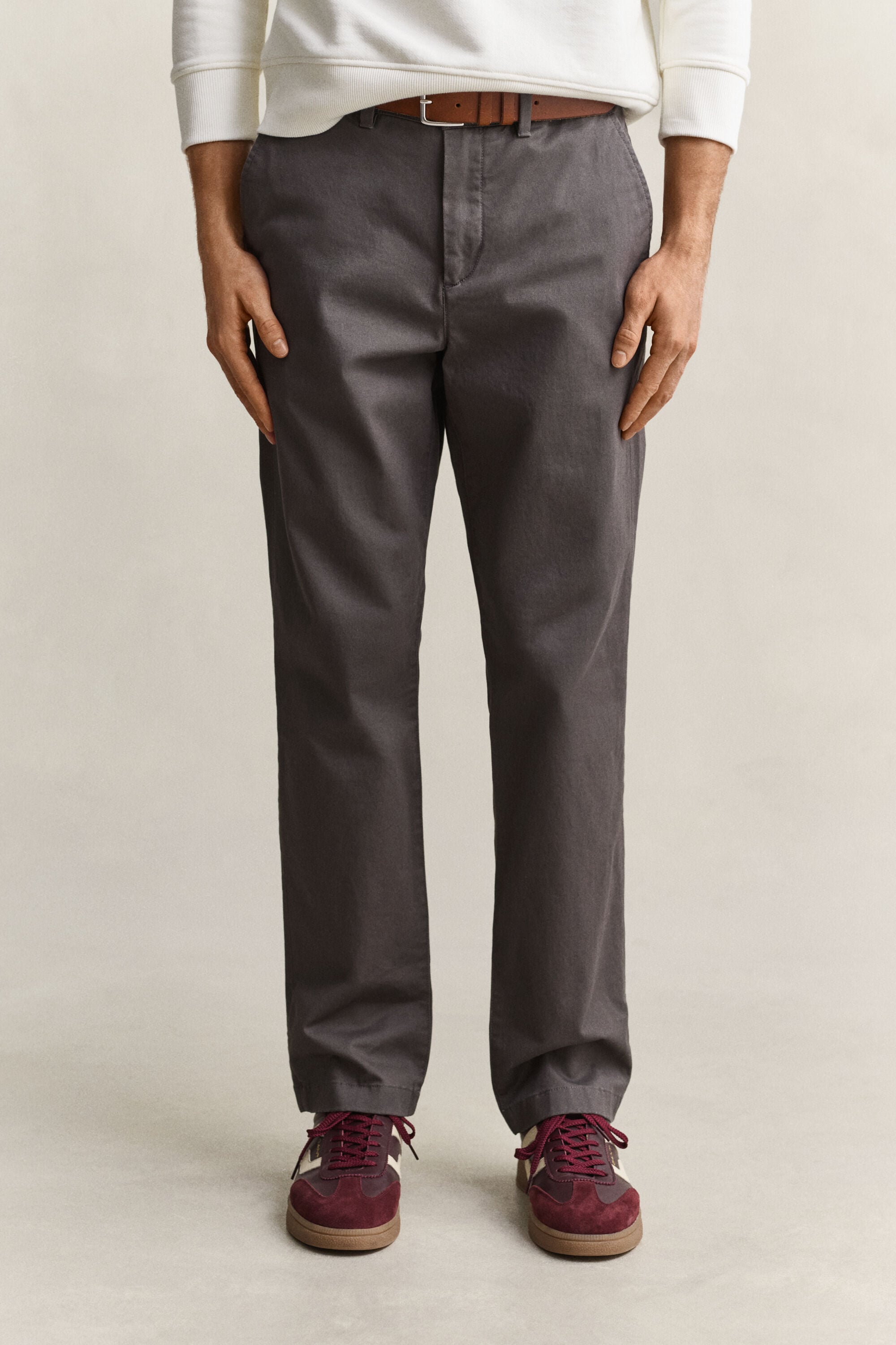 Klassieke chino met normale pasvorm