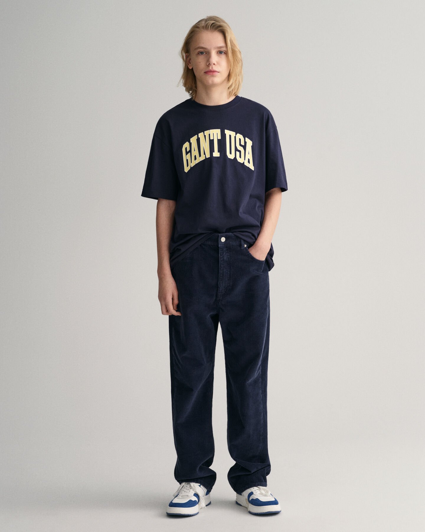 Teen Boys Loose Fit corduroy broek