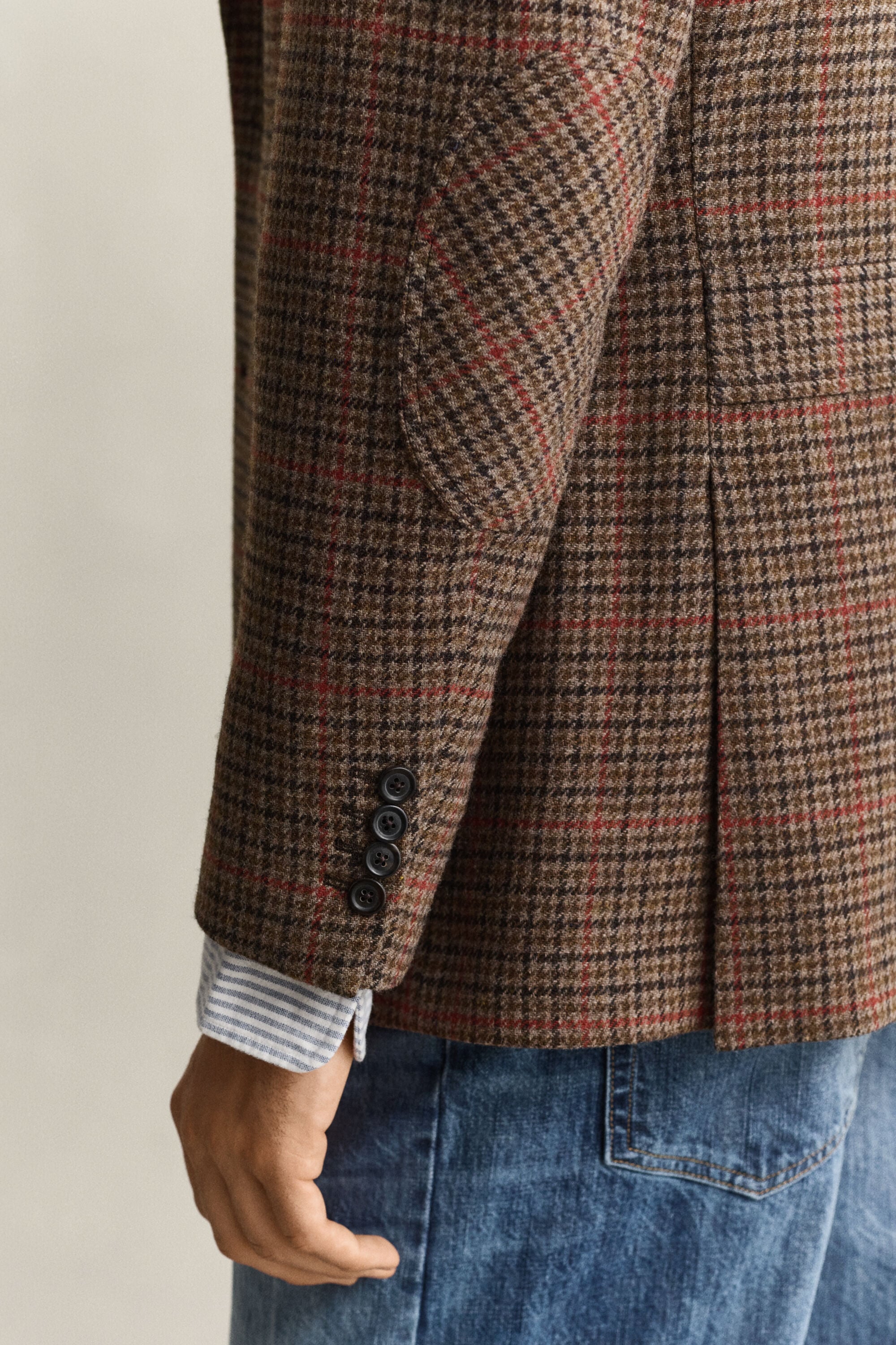 Sportief jack van Britse tweed