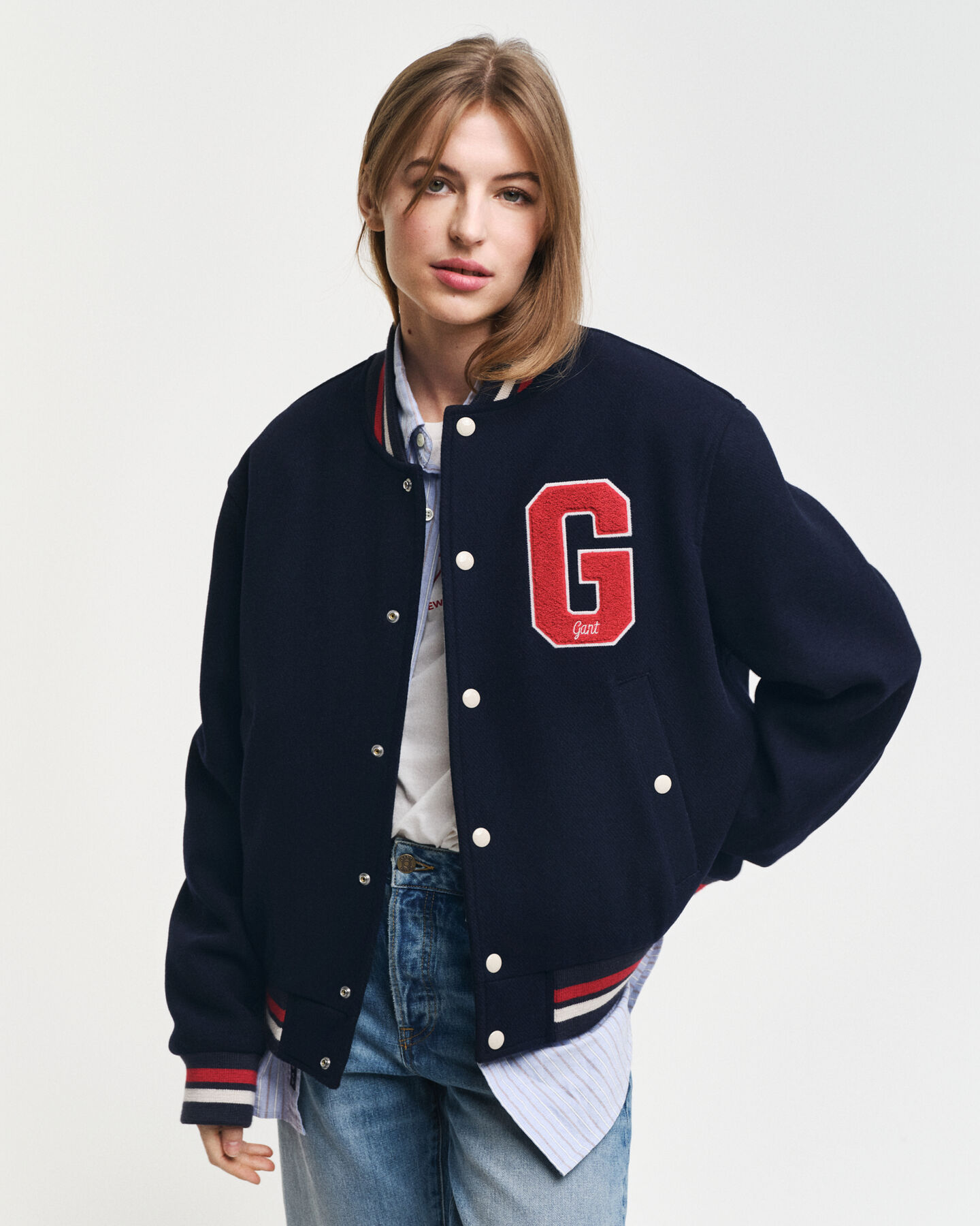 Varsity Jacket van wolmix