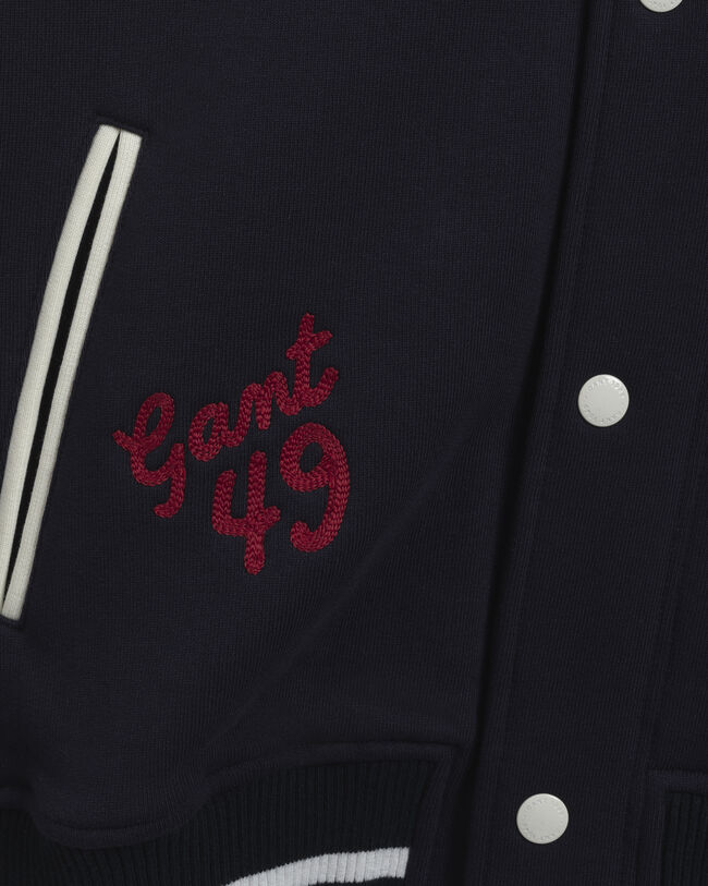 Teens GANT Varsity Jacket van jersey