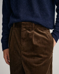 Corduroy broek met wijd volume