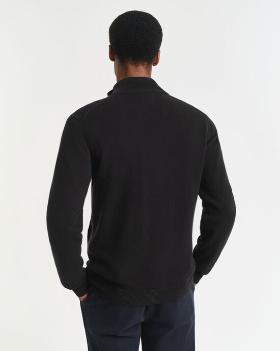 Vest met ritssluiting van buitengewoon zachte lamswol