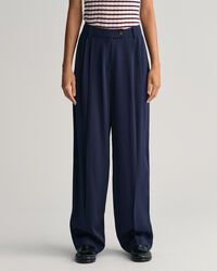 Loose Fit chino met lage taille en wijde pijpen