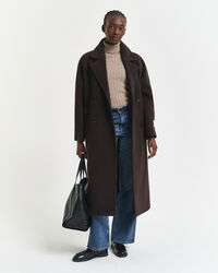 Kabelgebreide coltrui van stretchkatoen