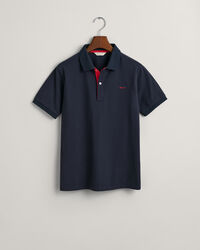 Teens Contrast piqu&eacute; poloshirt