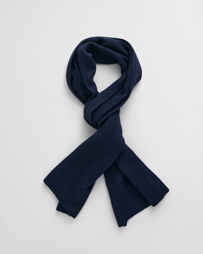 Gebreide wollen sjaal