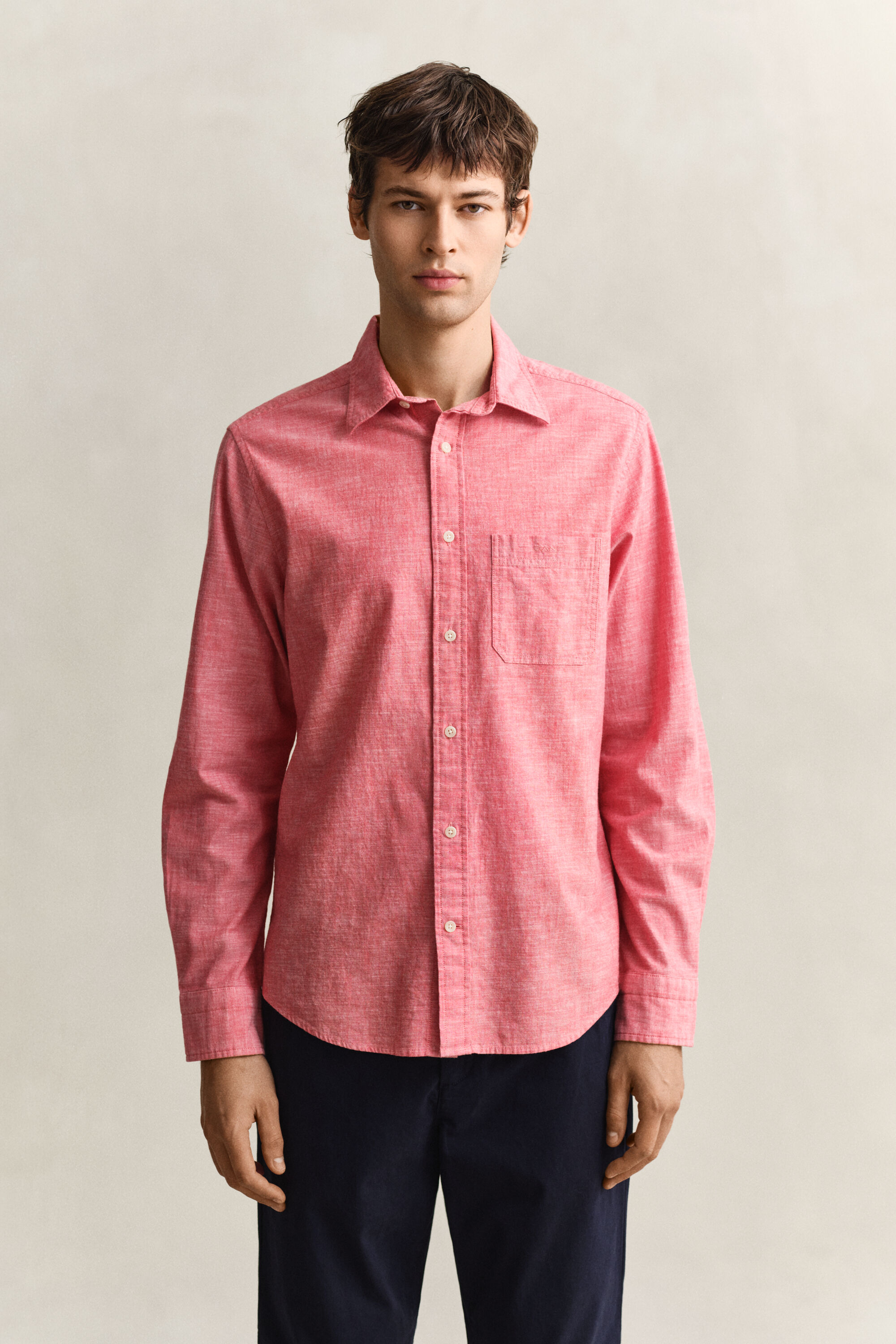 Overoverhemd van chambray