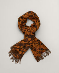 G Patterned geweven sjaal