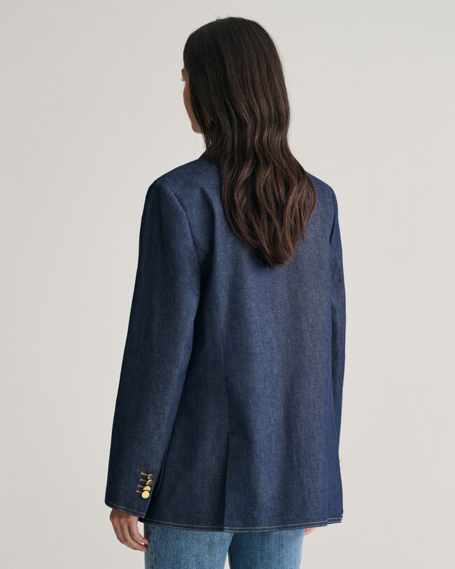 Regular Fit denim Club blazer