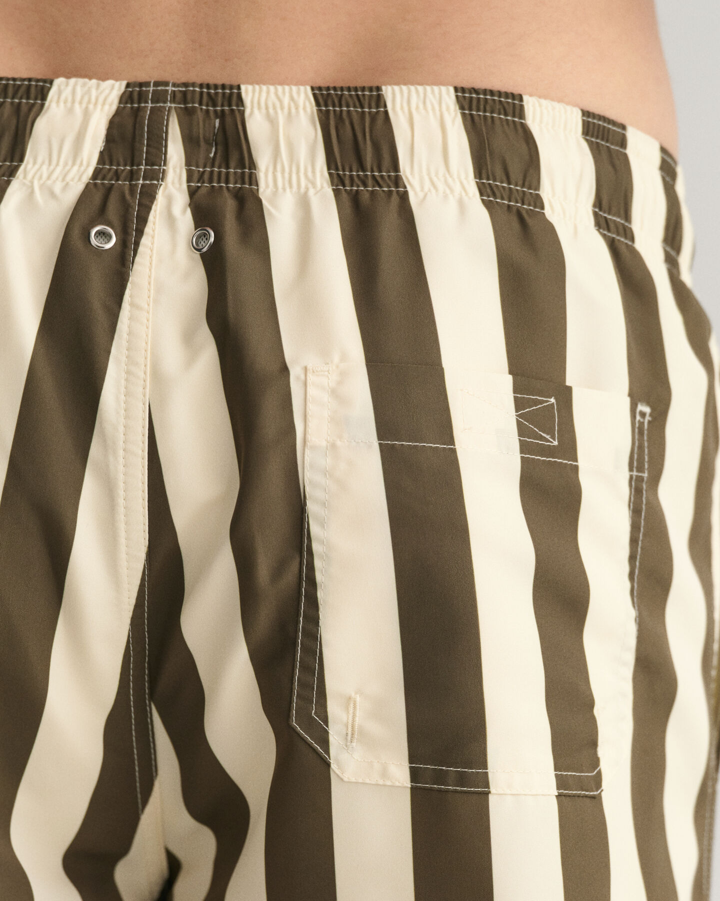 Classic Fit zwemshort met brede streep