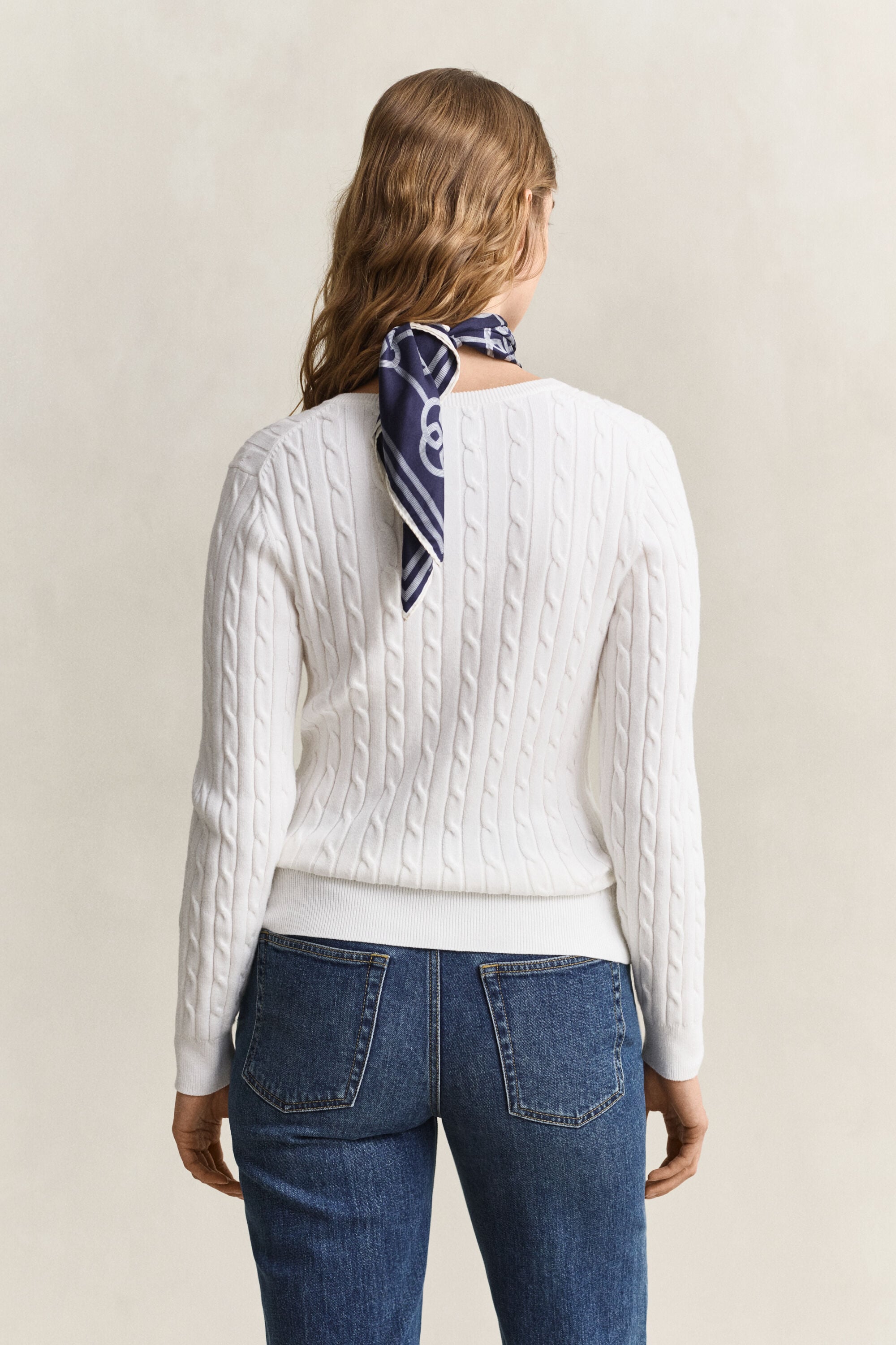 Kabelgebreid vest