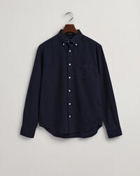 Regular Fit overhemd met visgraatmotief