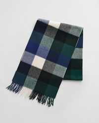 Geruite sjaal van merinoswol