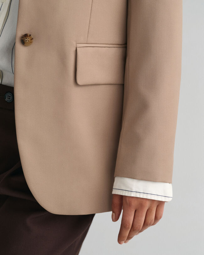 Regular Fit wollen blazer