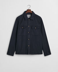 Regular Fit overshirt van katoen en linnen