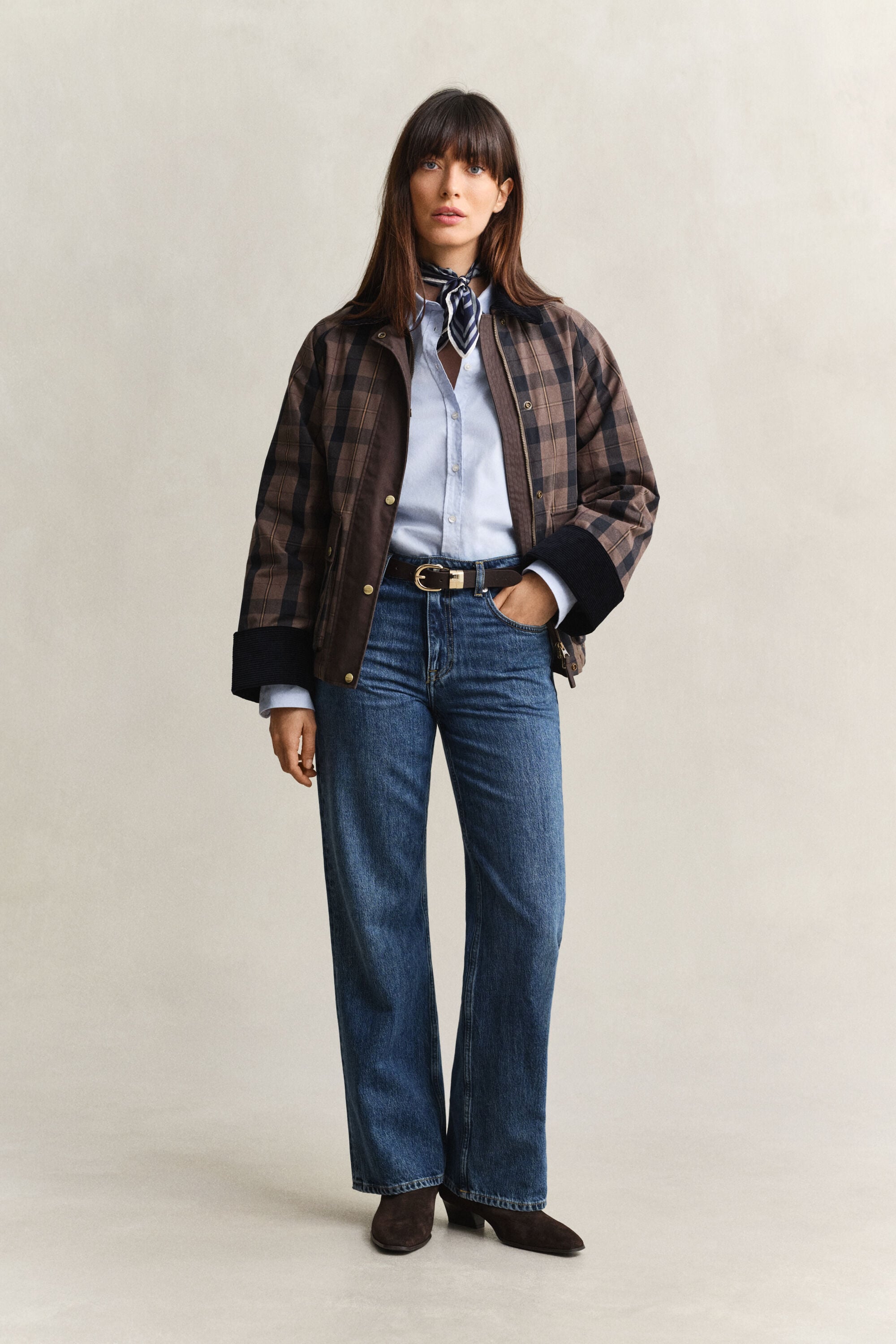 Classic Slim Oxford-overhemd met stretch