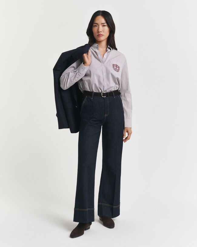 Relaxed Fit Classic Graphic overhemd van poplin