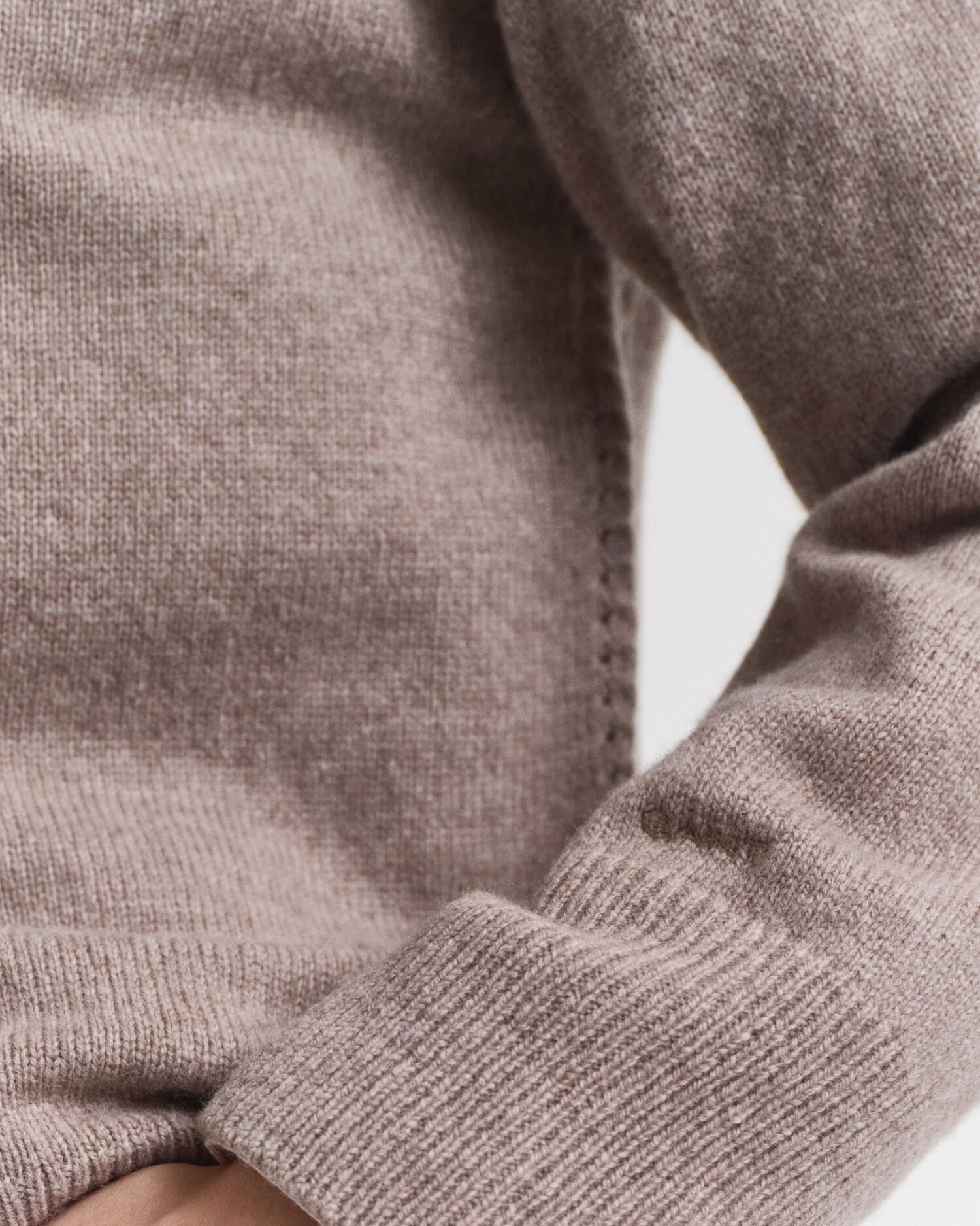 Trui met ronde hals van een zachte wol-kasjmiermix