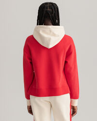 Hoodie met kleurblok