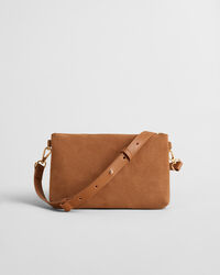 Suède crossbody tas