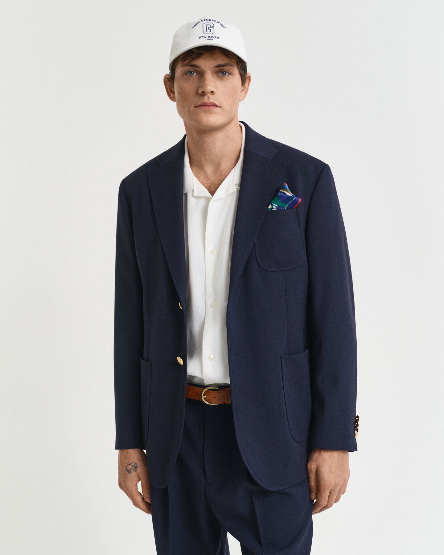 Relaxed Fit Badge Club Blazer