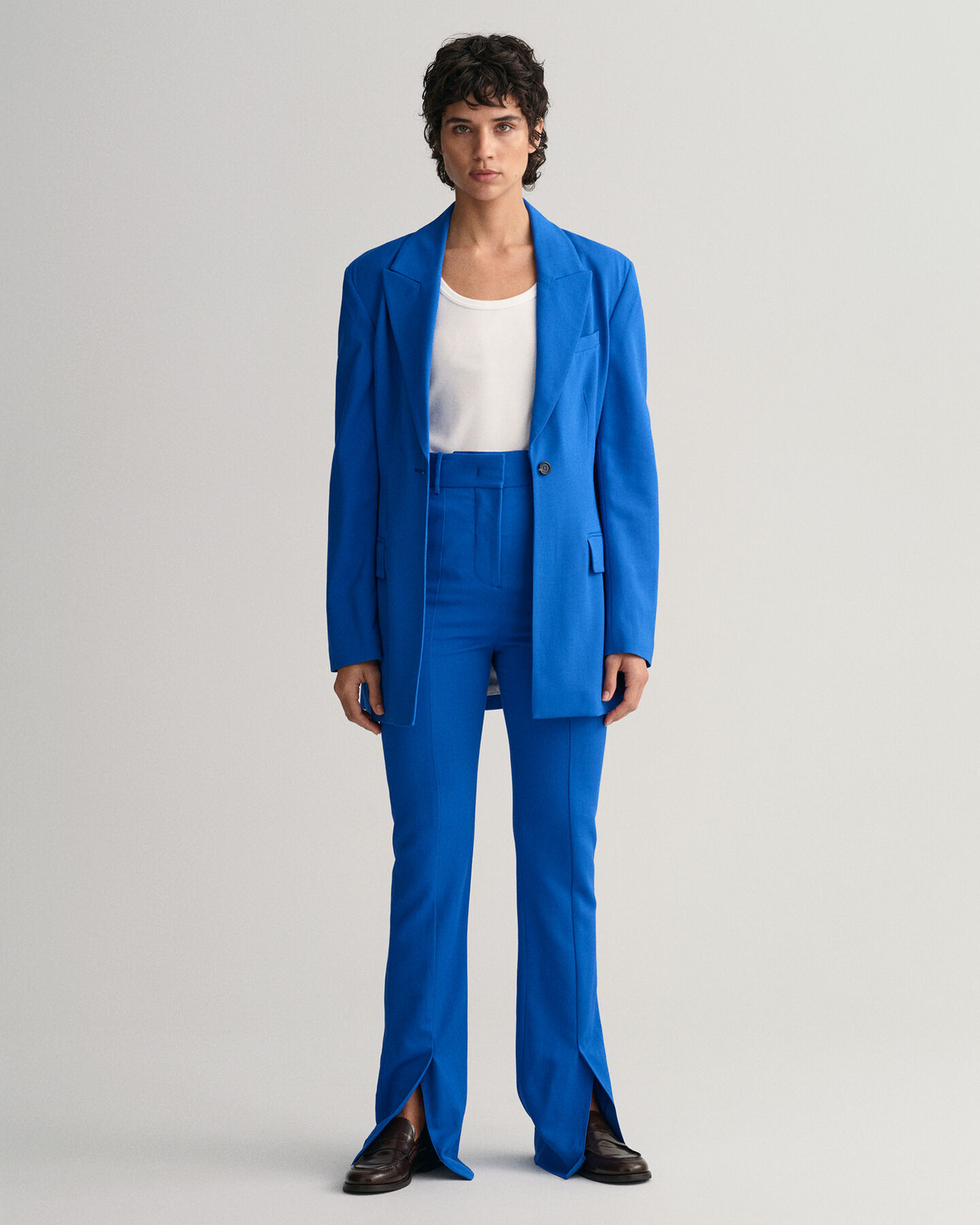 Kostuumbroek met rechte pijp