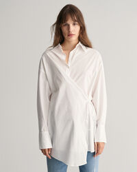 Oversized wikkelblouse