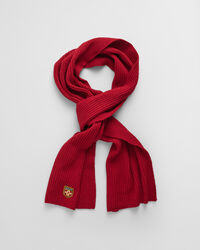 Cadeauset met wollen beanie en sjaal met badge